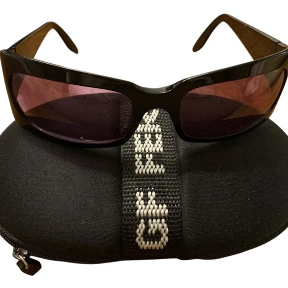 FERRE GF RARE Black aviator sunglasses w/ case Giafranco Ferre GF FERRE Vintage Classic Men main image 3